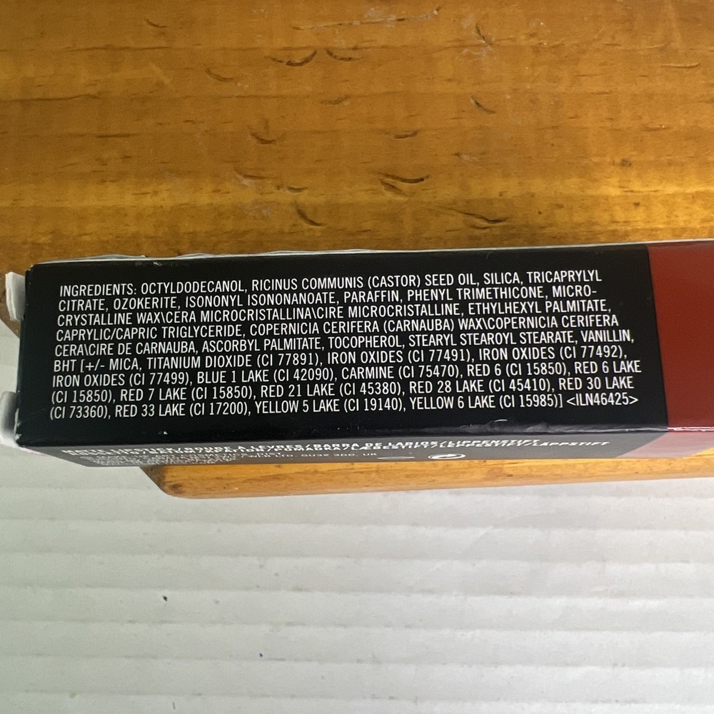 MAC #602‎ CHILI  Matte Lipstick 3 g .10 oz Warm Brick Red Full-size - Picture 5 of 7